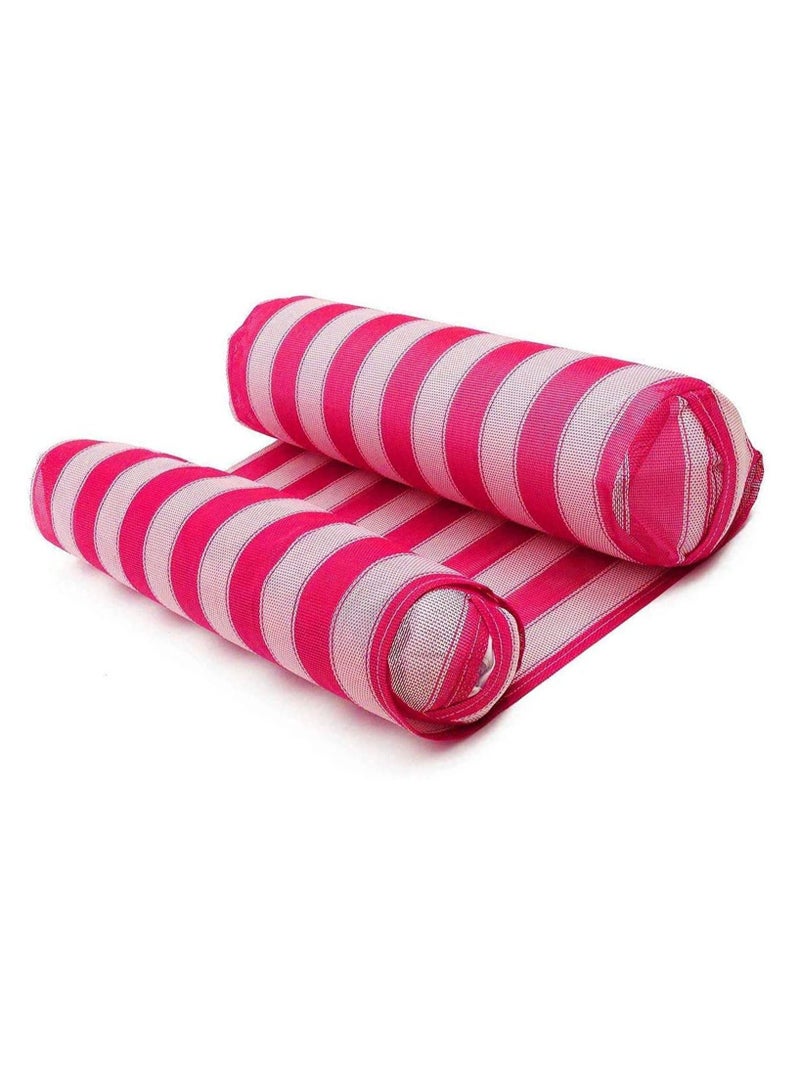 Inflatable Water Cooled Floating Bed Swimming Pool Float Water Hammock Lounger-Pink - Image 1