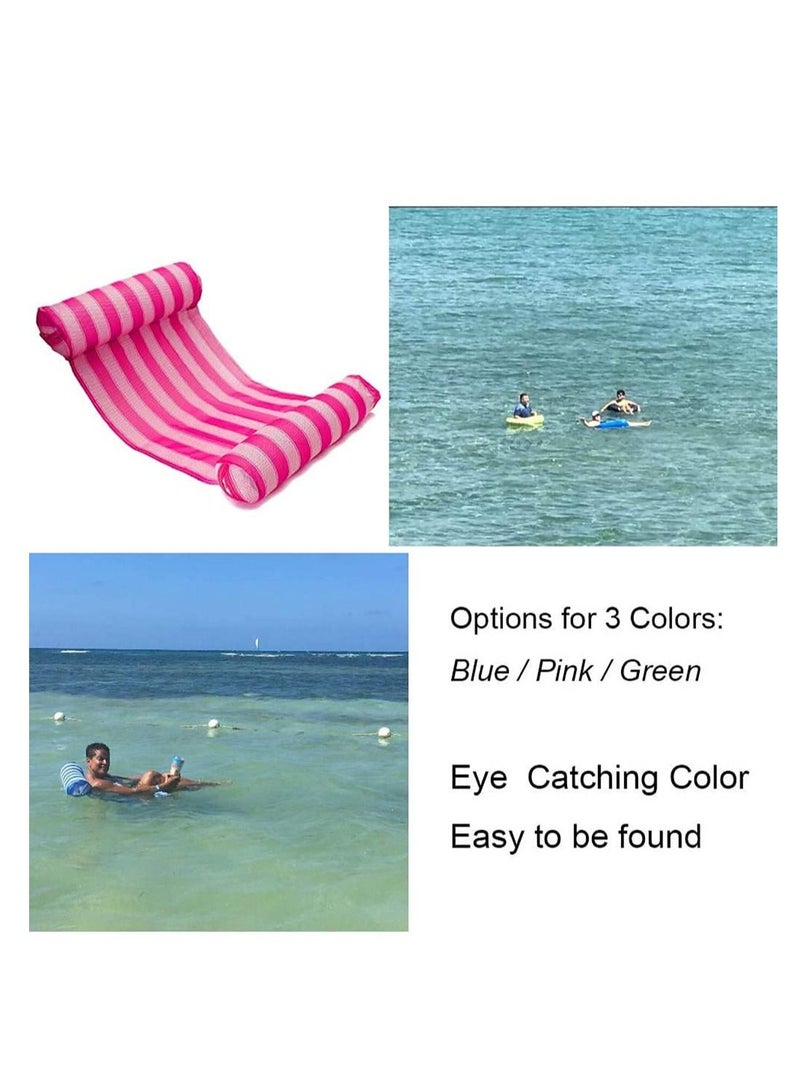 Inflatable Water Cooled Floating Bed Swimming Pool Float Water Hammock Lounger-Pink - Image 5