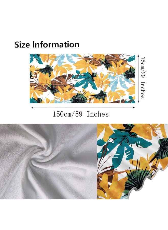 Anna Ultra-Fine Microfiber 3D Quick-Dry Beach Towel - Image 2