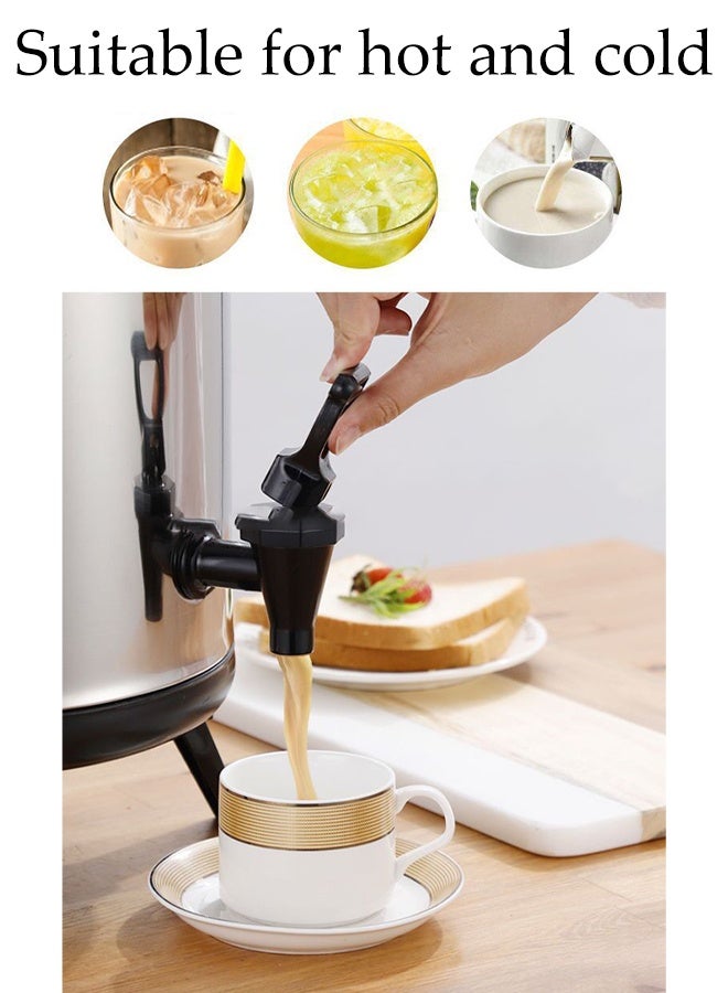 DUNISO موزع مشروبات من الفولاذ المقاوم للصدأ، دلو شاي معزول، حاوية مشروبات ساخنة وباردة، استخدام متعدد الوظائف للشاي بالحليب، القهوة، تجاري، منزلي، مدرسي، مكتبي (6 ل)  - Image 4