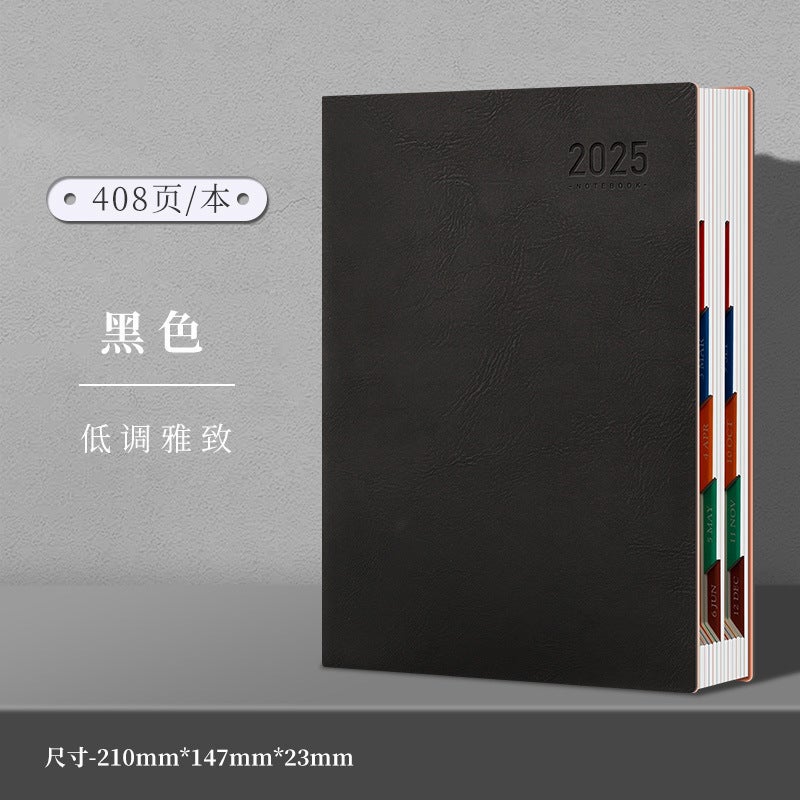 New Year'S Schedule Book, New Daily Planner, One Page Per Day Work Calendar, Notepad, Efficiency Manual, Private - Image 1