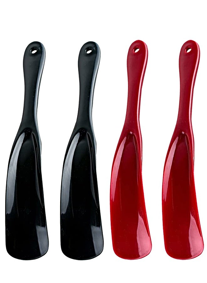 4pcs Superior Plastic Shoe Horn,Small Travel Shoehorn Home Hotel Use for Men Women Kids - Image 1