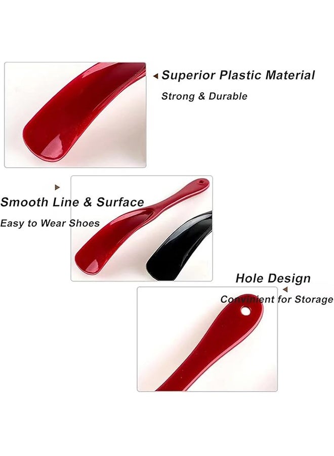 4pcs Superior Plastic Shoe Horn,Small Travel Shoehorn Home Hotel Use for Men Women Kids - Image 3