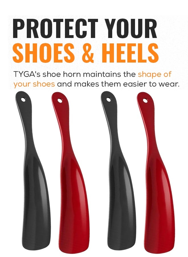 4pcs Superior Plastic Shoe Horn,Small Travel Shoehorn Home Hotel Use for Men Women Kids - Image 4