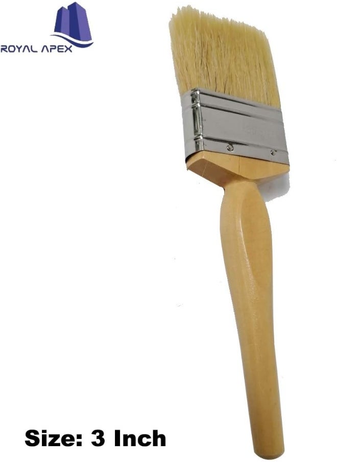 Paint Brushes Long Quality Bristles/Comfortable Wooden Handle For All Types Of Painting 3Inch