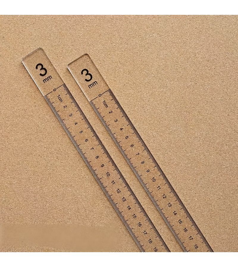 Acrylic Cookie Balancing Ruler 3mm Thick Fondant Frosting Edge Leveler Baking Tool - Image 5