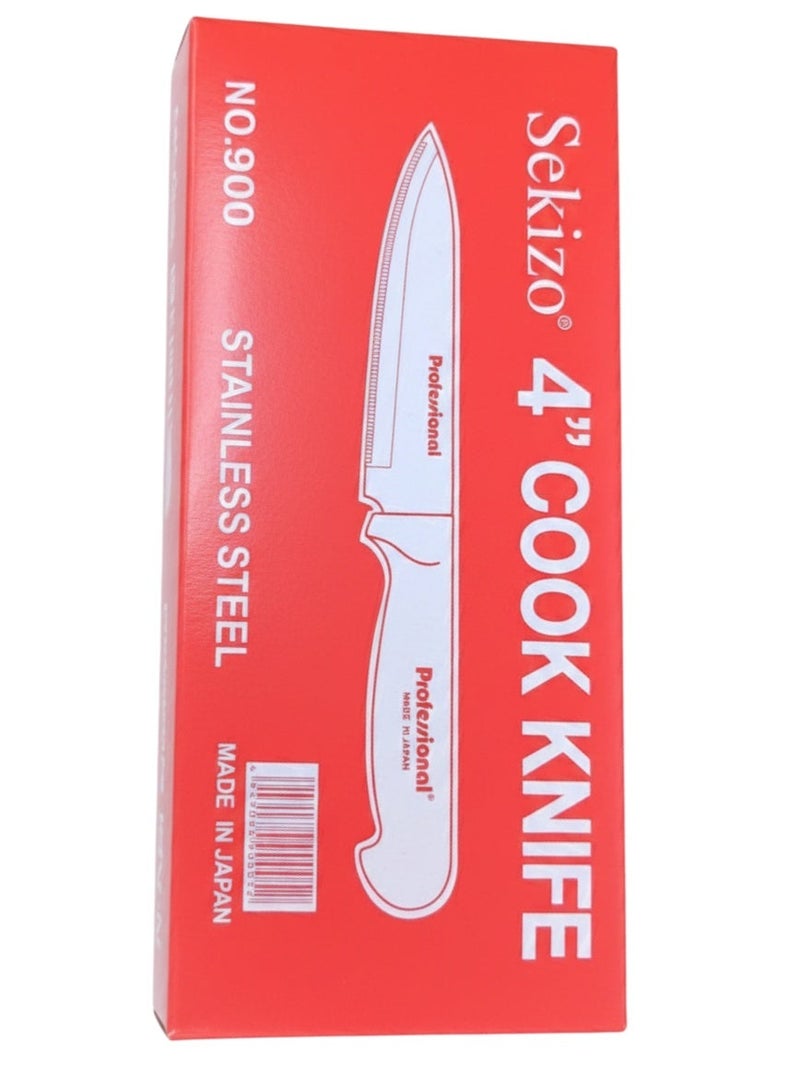 Sekizo 4 Inch Cook Knife Stainless Steel Made in Japan Professional Kitchen Sharpness for Home Cooking Daily Use Gift - Image 2