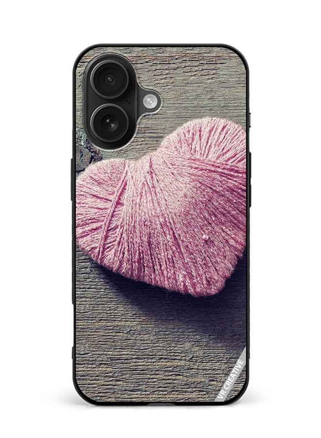 Protective Case Cover For Apple iPhone 16 Plus Wool Love Design Multicolour