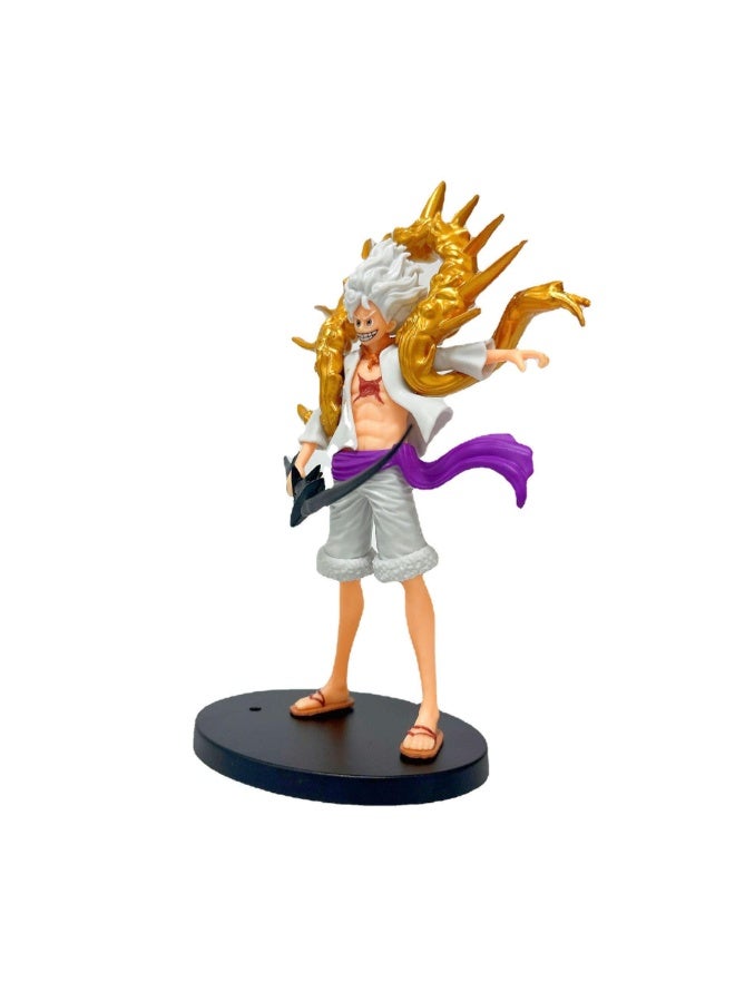 هالامودو قطعة واحدة وانو البلد الوقوف وضع الشمس الله نيكا اليدوية نموذج، عصرية لعبة ديكور هدية 21 سم - Image 4