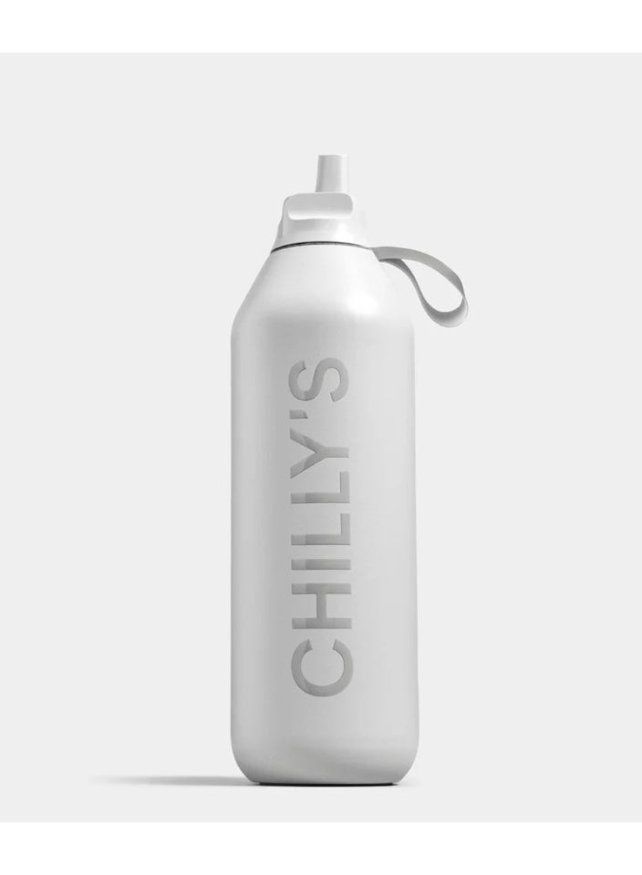 Chilly's | Water Bottle | Series 2 | Flip | 1.0 Liter | Granite Grey - Image 1
