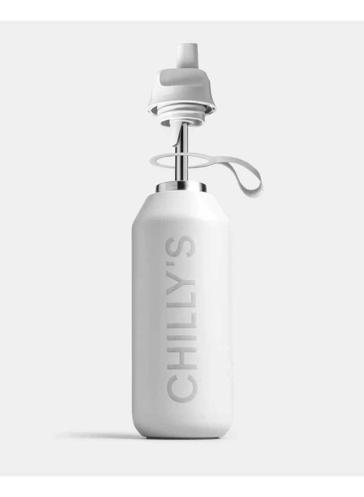 Chilly's | Water Bottle | Series 2 | Flip | 1.0 Liter | Granite Grey - Image 2