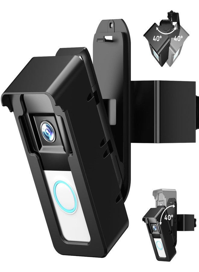 NBBX Adjustable Doorbell Mount with Ring Blink Black - Image 1