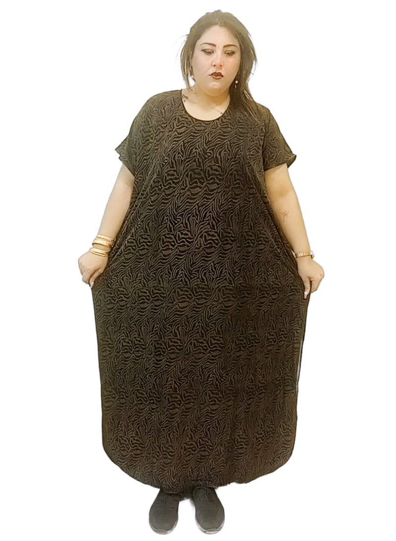 Al Khaleej ARABIAN FARASHA MAXI FOR WOMEN IN STRETCH CLOTH  - Image 1