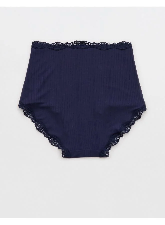 Aerie Superchill Modal Lace Super High Waisted Boybrief Underwear