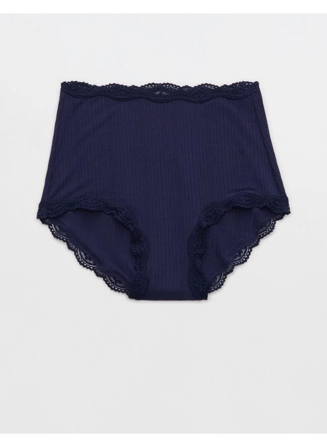 Aerie Superchill Modal Lace Super High Waisted Boybrief Underwear