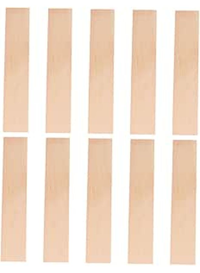 DOITOOL 10 Pieces Rectangle Pine Wood Boards For DIY Crafts Natural Unfinished Planks Home Renovation Furniture Making Thick Creative Projects - Image 1