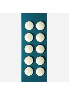 Special Small Polka Dot White Hard Pad Mouse Foot Stick Electric Game Teflon Material Universal-Color:(10 Capsules) Small Dot Foot Stickers White