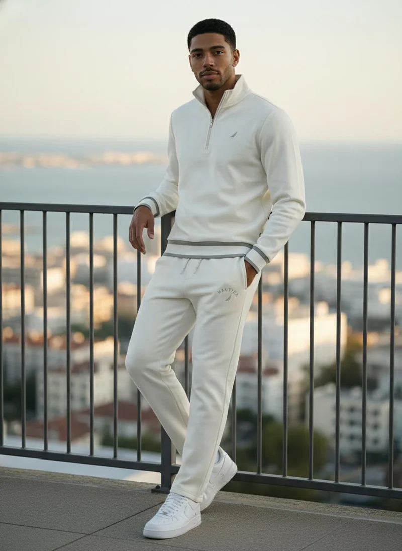 Nautica  Men Joggers for Relaxed Comfort and Active Casual Wear - White for Men | Best Price UAE