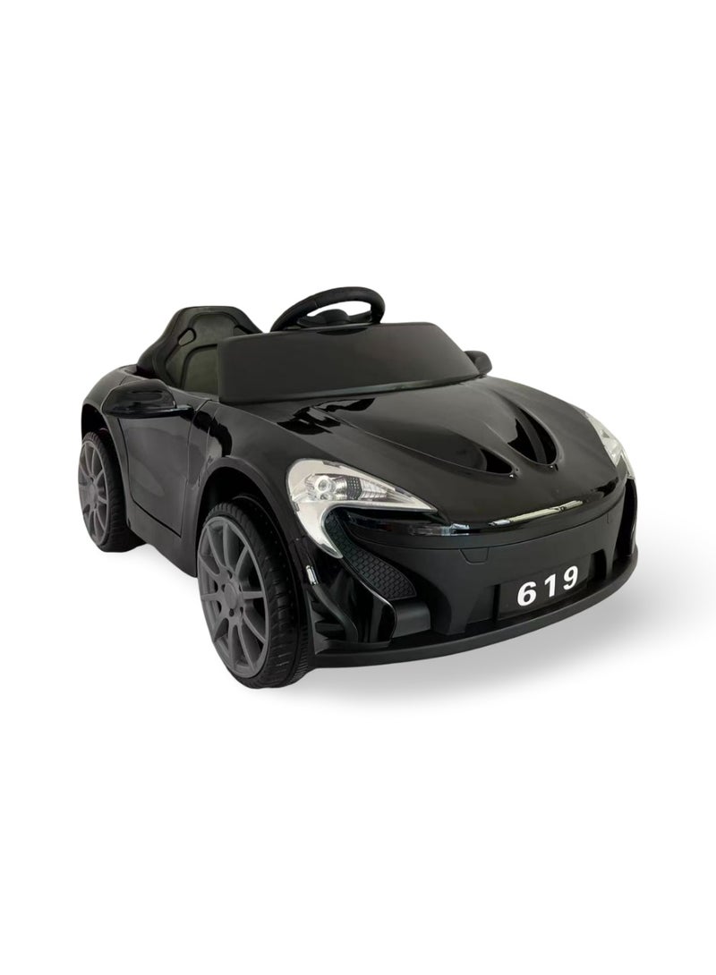 FUN MOMENT Kids Electric Car with Remote Control, LED Lights, and Music - Image 1