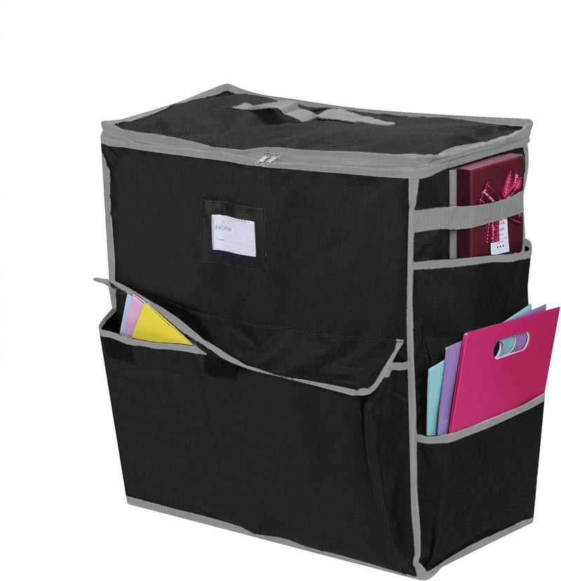 ProPik Unique Holiday Storage Organizer for Gift Bag and Wrapping Accessories (Black) - Image 3