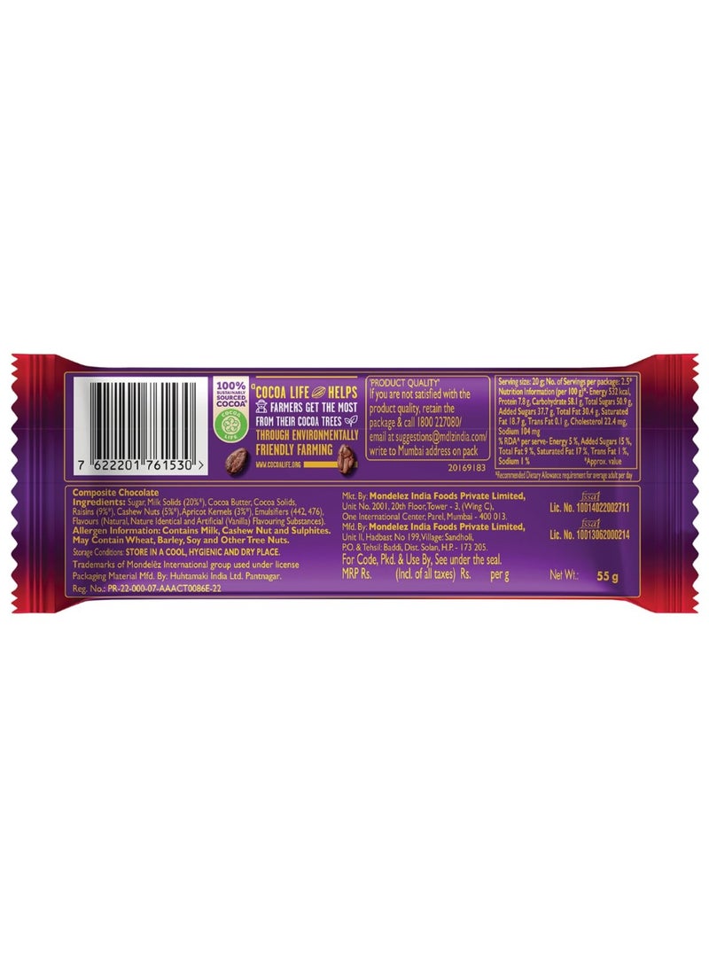 Cadbury Dairy Milk Silk Fruit and Nut chocolate Bar Valentine's Edition - Image 2