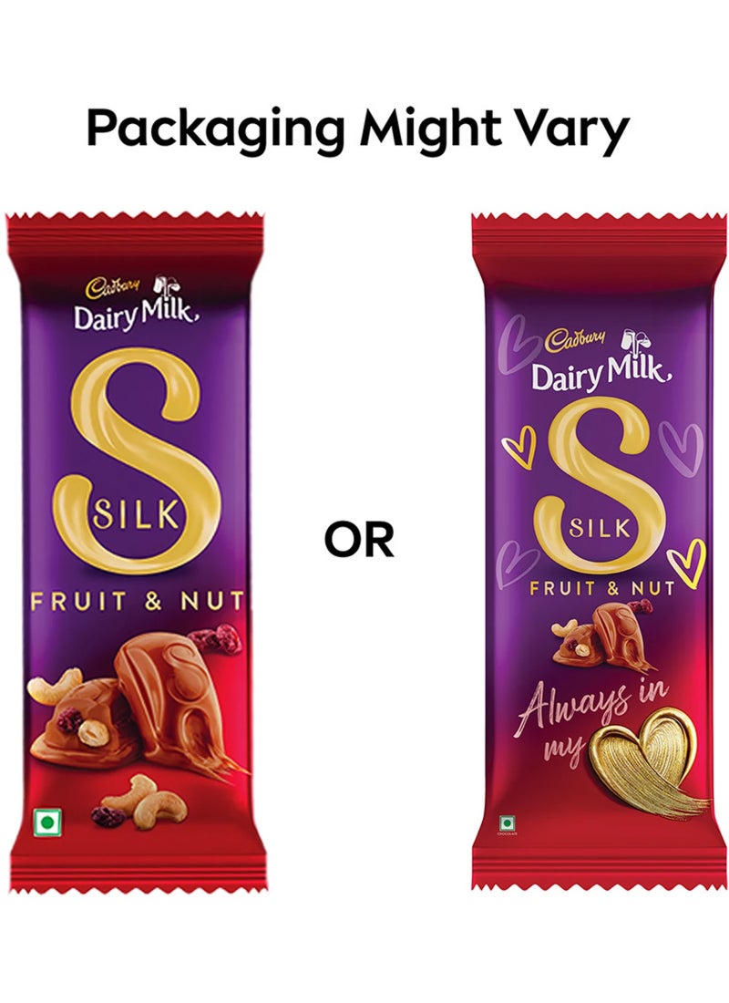 Cadbury Dairy Milk Silk Fruit and Nut chocolate Bar Valentine's Edition - Image 4