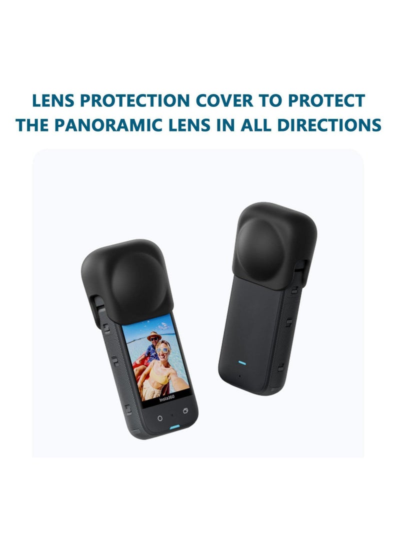 SOLARAE Silicone Lens Cap Protector for Insta360 X3 | Dust-Proof Replacement Cover for Action Camera | Compatible Lens Guard Accessories - Image 5