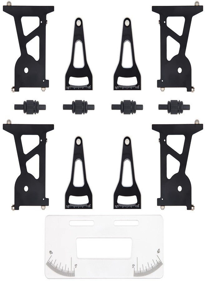 AMK 1/28 RC Car Setup System - Precision Ride Height, Camber & Toe Adjustment Tools, Adjustable Suspension Setup Station, 1/24 1/28 RC Car Setup Tools, Professional Calibration Kit for Micro RC Cars - Image 4