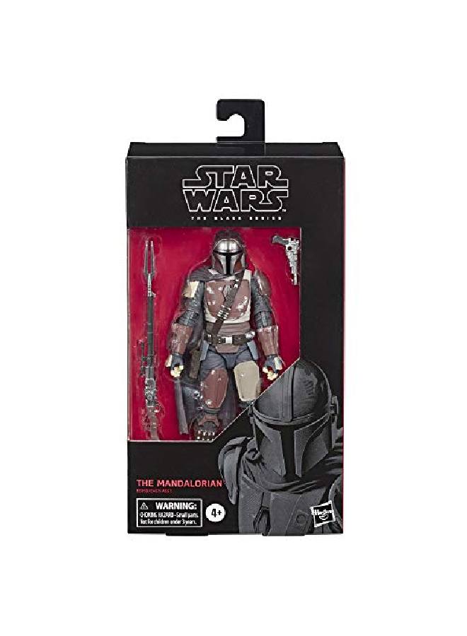 STAR WARS لعبة ستار وورز ذا بلاك سيريز ذا ماندالوريان بمقياس 6 بوصات، ألعاب للأطفال من سن 4 سنوات فما فوق - Image 1