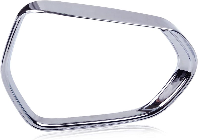 QASULER Chrome ABS Side Mirror Rain Eyebrow Cover Trim for Toyota Camry 2018-2019 - Image 4