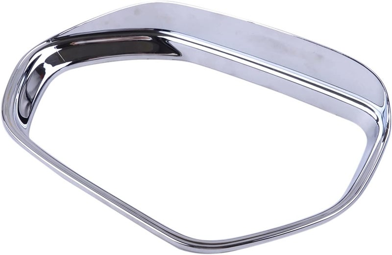 QASULER Chrome ABS Side Mirror Rain Eyebrow Cover Trim for Toyota Camry 2018-2019 - Image 3