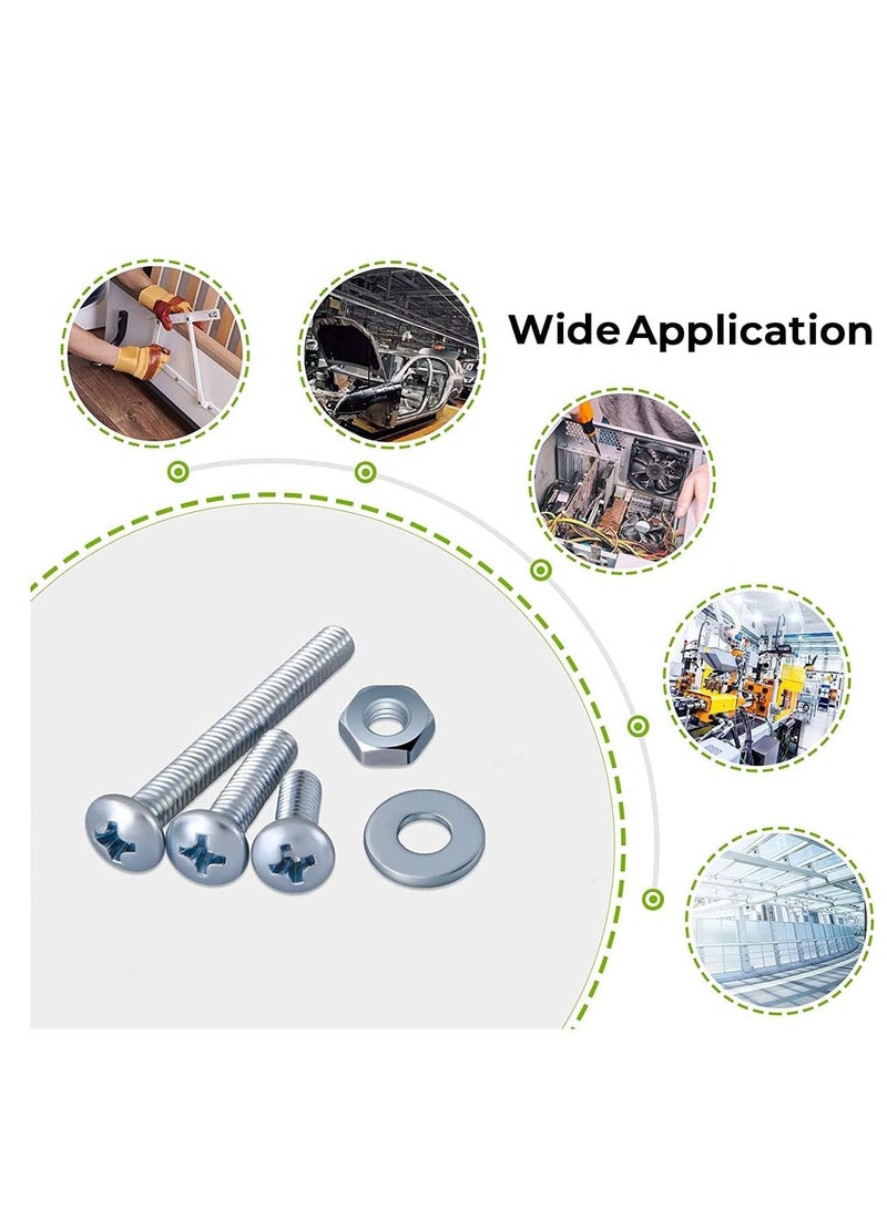 RACO Machine Screws/Bolts Stainless Steel Round Head Phillips Screws Muliti Purpose Use (5, 4x25mm) - Image 3