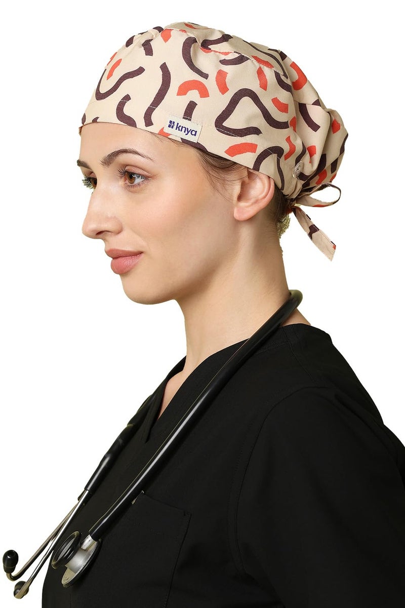 KNYA Tie & Dye Scrub Cap (Tie & Dye Purple) - Image 2