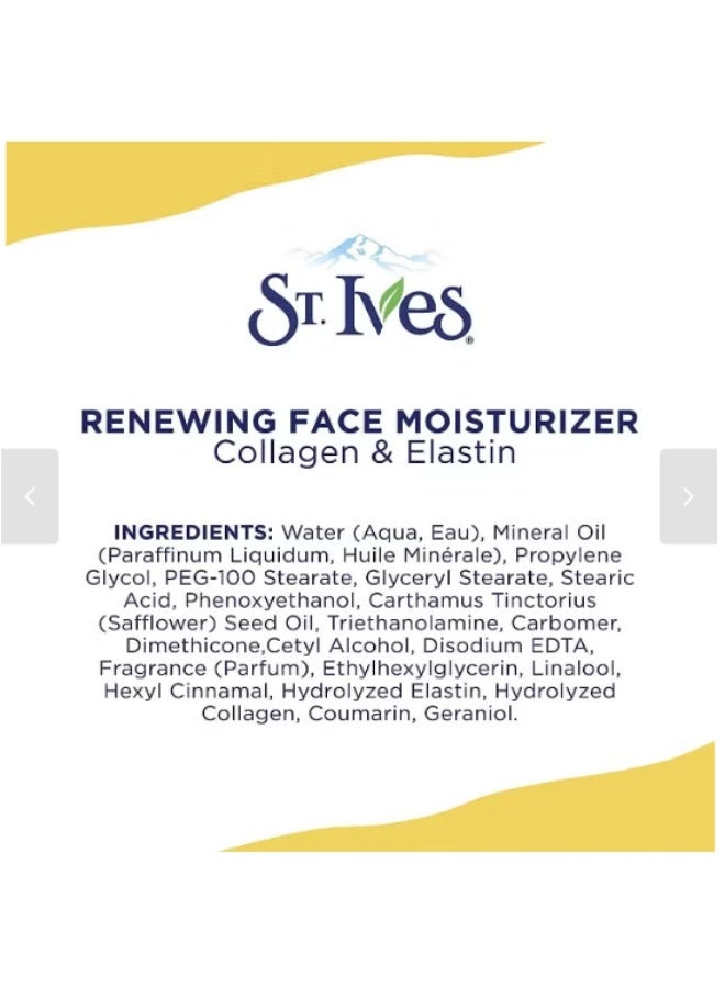 STIVES Renewing Skin Collagen & Elastin Moisturiser 283g – Firming & Hydrating Face & Body Cream - Image 3