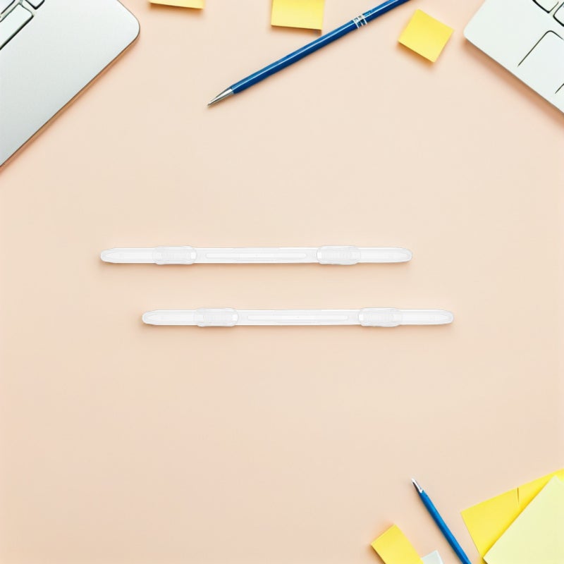100pcs Book Binding Strip: Two-Hole Document Fastener - Loose-Leaf Paper Securing Clamp For Office And School - Efficient File Organizing Clip - Image 5