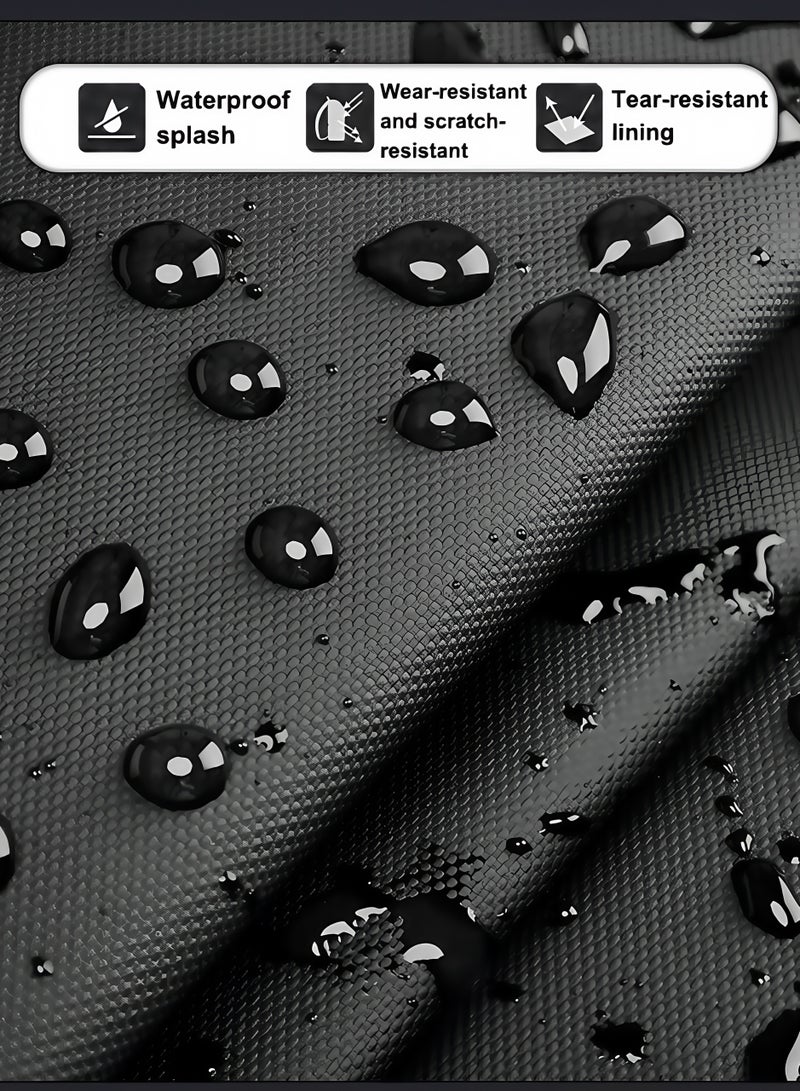 Skycare School Backpack for Men Women Water Resistant Laptop Backpack Bookbags College Daypack Black Backpack School Bag - Image 5