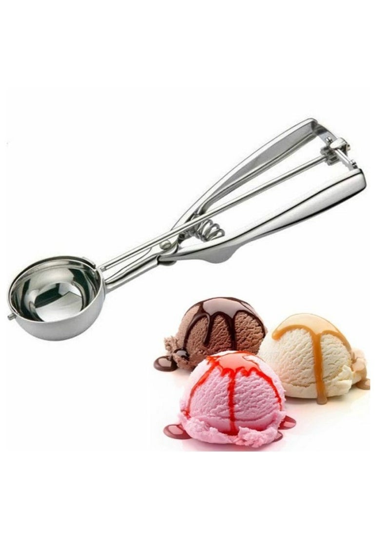 Group Tiger Stainless Steel Ice Cream Scoop Stack Spoon Watermelon Fruit Baller Making Tools  - Image 1