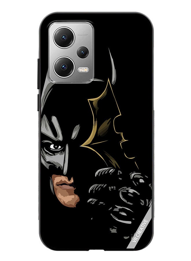 VR CREATIVE Protective Case Cover For Xiaomi Redmi Note 12 Batman Black Design Multicolour - Image 1