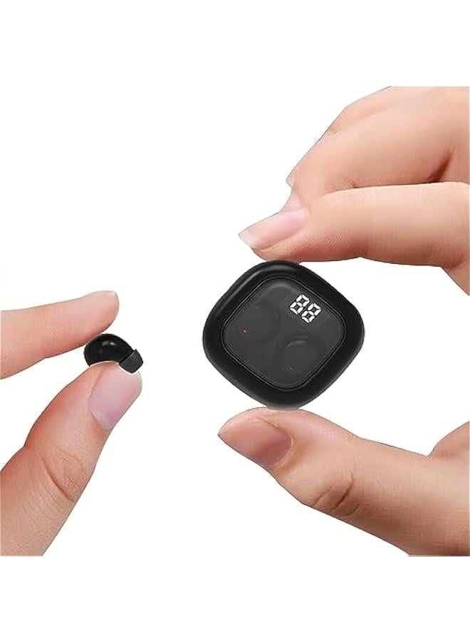 Smallest Invisible Mini Earbuds Wireless Bluetooth, Low Profile Micro Tiny Discreet Hidden Earbuds for Work, Small Headphones, Invisible Sleep Wireless Earphone IPX5 Waterproof for Small Ear Canals - Image 1