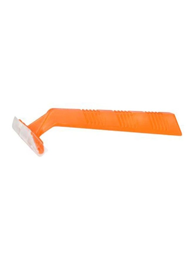 Dukal DUK DR03 Dawnmist Razor, Single Edge, Orange Handle, Clear Plastic Guard (Pack of 100 - Image 2