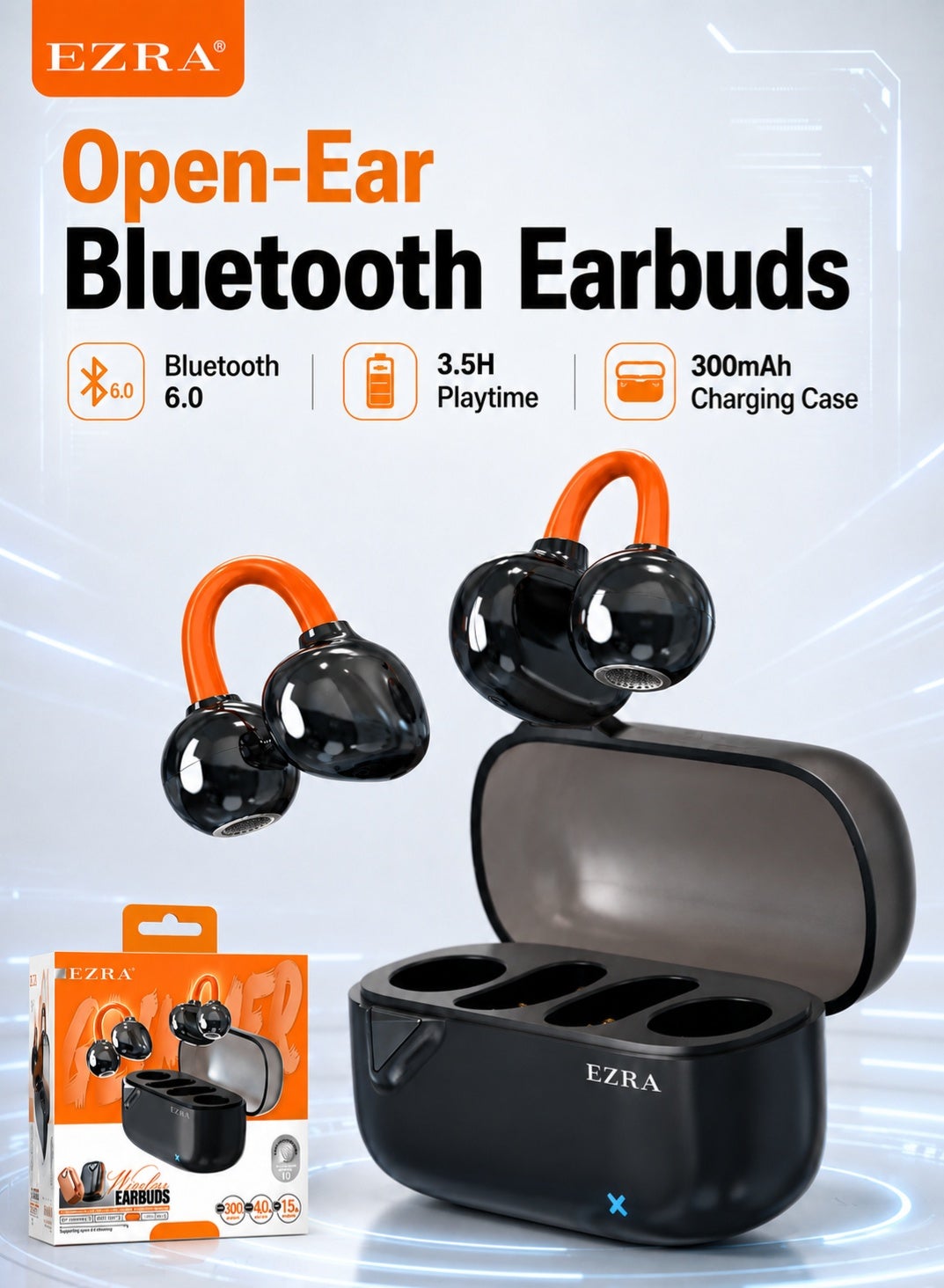 ezra Ezra Bluetooth 6 0 Noise Cancelling in-ear Headphones ZAEC94DB6FCE231BF1E53Z