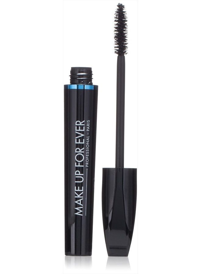 MAKE UP FOR EVER Aqua Smoky Lash Waterproof Extra Mascara, No. Black, 0.23 Ounce