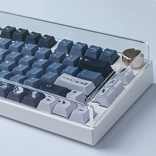 Hyekit Premium Acrylic Keyboard Cover - Clear Protector for Mechanical Keyboards - Dust Cover - Compatible with Nj80/GMMK Pro/Keychron Q1/MOD007 (12.598'' x 5.31'' x 0.90'') - Image 1
