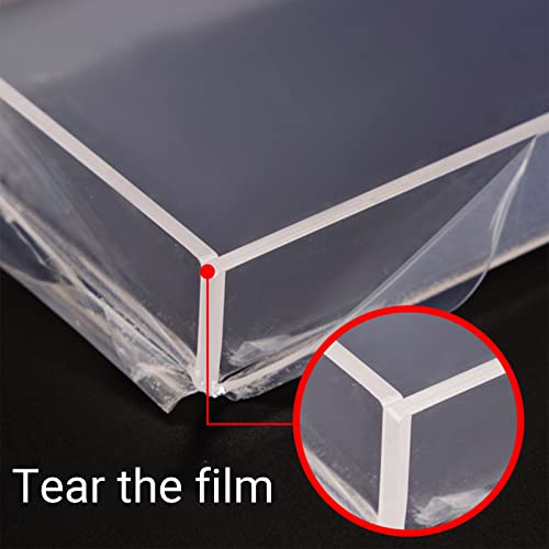 Hyekit Premium Acrylic Keyboard Cover - Clear Protector for Mechanical Keyboards - Dust Cover - Compatible with Nj80/GMMK Pro/Keychron Q1/MOD007 (12.598'' x 5.31'' x 0.90'') - Image 2