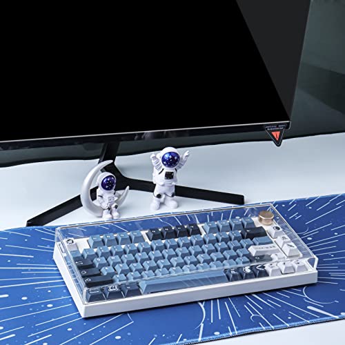 Hyekit Premium Acrylic Keyboard Cover - Clear Protector for Mechanical Keyboards - Dust Cover - Compatible with Nj80/GMMK Pro/Keychron Q1/MOD007 (12.598'' x 5.31'' x 0.90'') - Image 4