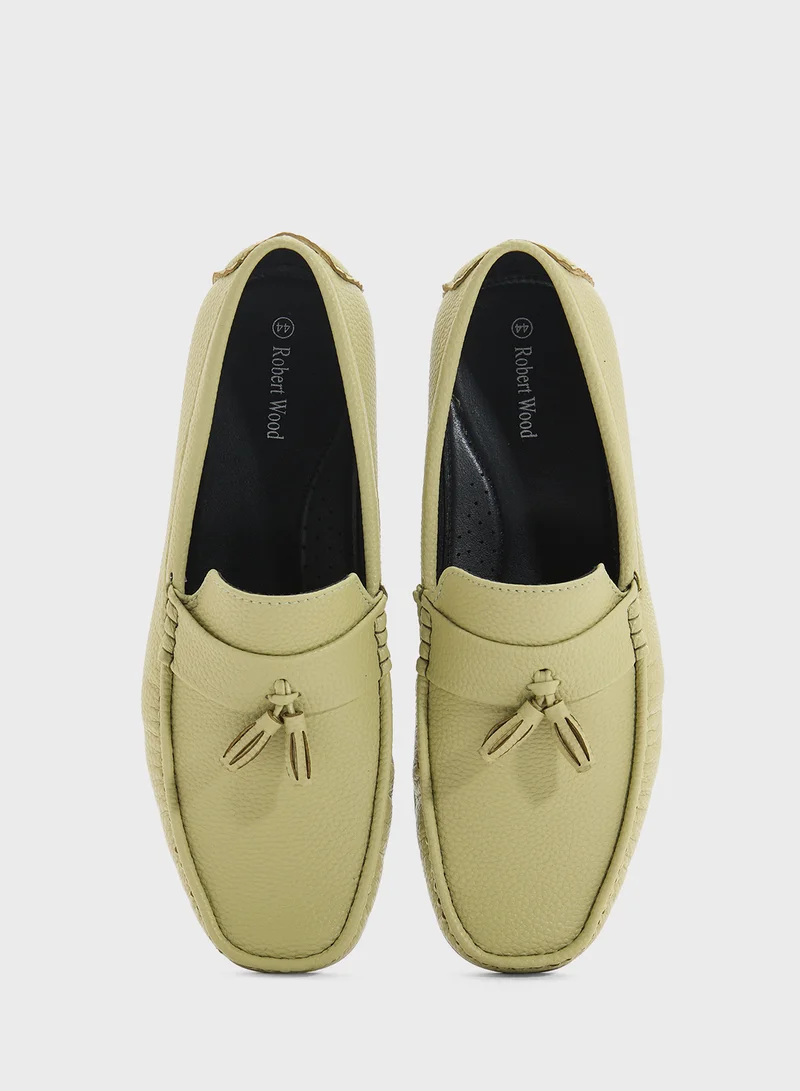 Robert Wood Tassel Detal Loafers