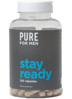 PURE FOR MEN Pure for Men - The Original Vegan Cleanliness Fiber Supplement - Proven Proprietary Formula (120 Capsules with Aloe)  - Image 1