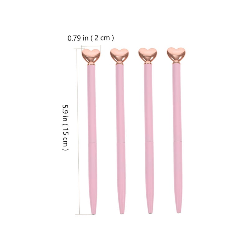 Heart Shaped Ballpoint Pens 12 Pack Smooth Writing Ergonomic Design For Students Office Decor - Image 5