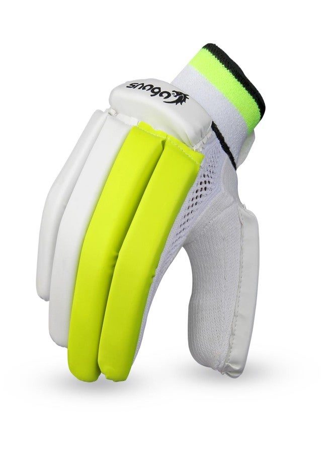 Snaga School Cricket Batting Gloves (Green, Men) - Image 3