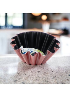 Bister Bister Classy Pudding Mold (Brioch) Aluminium Layered With Tefloan Coating 20Cm Dark Red  - Image 3